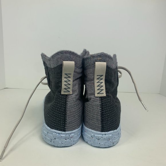 Converse Mens CTAS Crater Hi Canvas Renew 169418C Black/Dark Grey/Light Grey - Picture 5 of 11